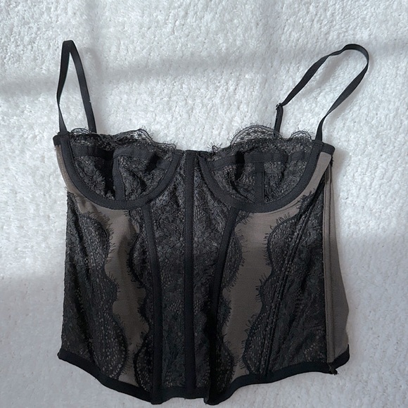 Urban Outfitters Tops - xs black urban outfitters corset